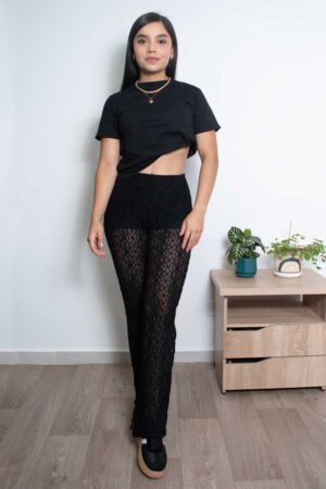 Pantalón Blonde Negro - Pantalón Mujer