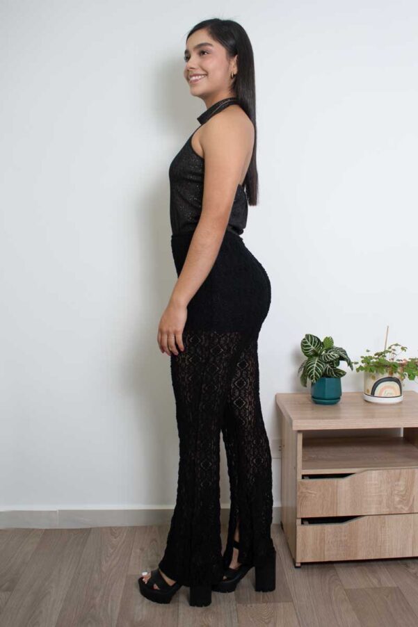 Pantalón Blonde Negro - Pantalón Mujer - Imagen 3