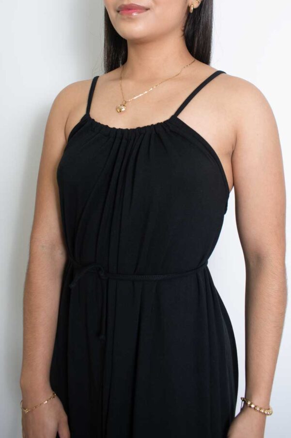 Vestido Amarre negro - Vestido Mujer - Imagen 3