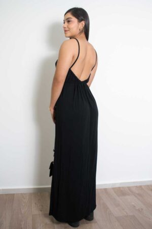 Vestido Amarre negro - Vestido Mujer