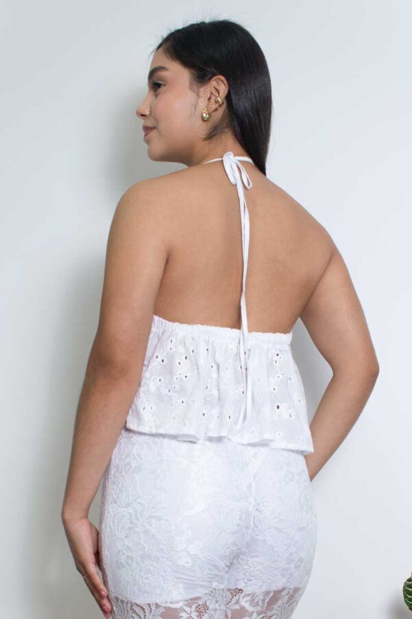 Blusa Ojalillo blanco - Blusa Mujer - Imagen 2
