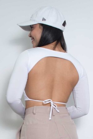 Crop top Vega blanco - Crop Top Mujer
