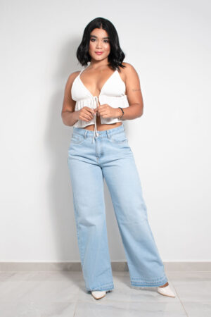 Jean Palazo rígido 30203 - Jeans Mujer