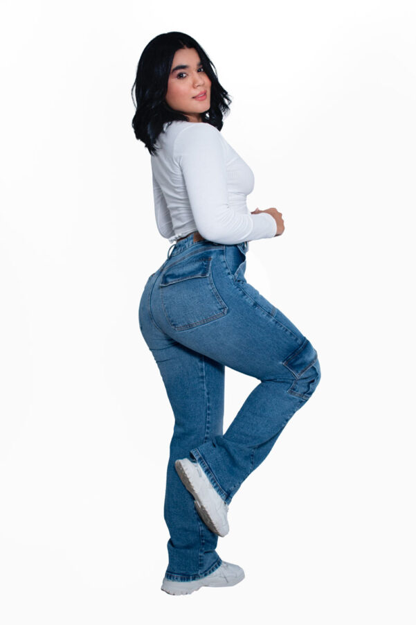 Jean Palazzo Licrado 50502 - Jeans Mujer - Imagen 2