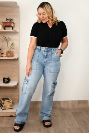 Jean Palazzo Licrado 50508 - Jeans Mujer