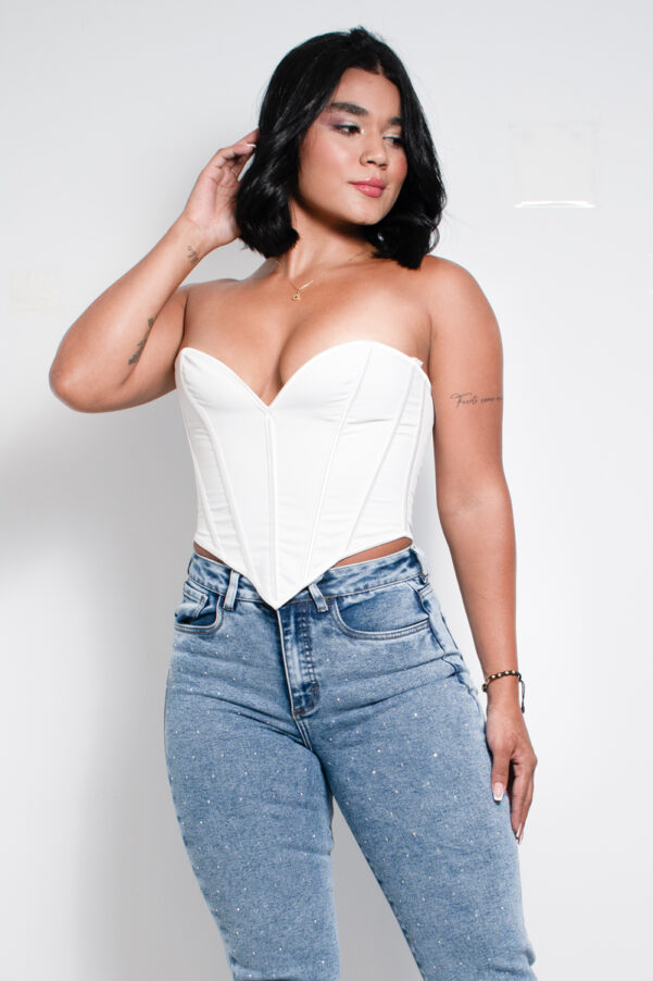 Corset Blanco - Corset Mujer